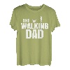 Herren The Walking Dad Vatertag Geschenk Gassi Gehen Hunde Vater T-Shirt