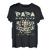 Herren Papa Vater Vatertag Geburtstag Fun Spruch Lustig Geschenk T-Shirt