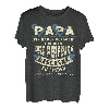 Herren Papa Vater Vatertag Geburtstag Fun Spruch Lustig Geschenk T-Shirt