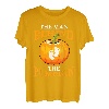 The Man Behind The Pumpkin Dad Soon Halloween Schwangerschaft T-Shirt