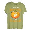 The Man Behind The Pumpkin Dad Soon Halloween Schwangerschaft T-Shirt