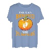 The Man Behind The Pumpkin Dad Soon Halloween Schwangerschaft T-Shirt
