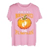 The Man Behind The Pumpkin Dad Soon Halloween Schwangerschaft T-Shirt
