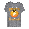The Man Behind The Pumpkin Dad Soon Halloween Schwangerschaft T-Shirt
