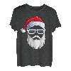 Weihnachtsmann Nikolaus Cool Weihnachtsshirt Christmas Santa Kurzarm T-Shirt