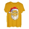Weihnachtsmann Nikolaus Cool Weihnachtsshirt Christmas Santa Kurzarm T-Shirt