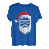 Weihnachtsmann Nikolaus Cool Weihnachtsshirt Christmas Santa Kurzarm T-Shirt