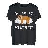 Schlafanzug Schlafendes Faultier Pyjama Offizielles Schlaf T-Shirt