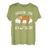 Schlafanzug Schlafendes Faultier Pyjama Offizielles Schlaf T-Shirt