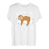 Schlafanzug Schlafendes Faultier Pyjama Offizielles Schlaf T-Shirt