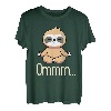 Faultier ommm Yoga Meditation Chilliges lustiges Retro T-Shirt