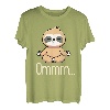 Faultier ommm Yoga Meditation Chilliges lustiges Retro T-Shirt