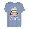 Faultier ommm Yoga Meditation Chilliges lustiges Retro T-Shirt