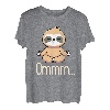Faultier ommm Yoga Meditation Chilliges lustiges Retro T-Shirt