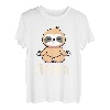Faultier ommm Yoga Meditation Chilliges lustiges Retro T-Shirt
