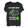 Kinder Traktor Trecker Kinder 4. Geburtstag 4 Jahre Mädchen Junge T-Shirt