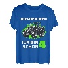Kinder Traktor Trecker Kinder 4. Geburtstag 4 Jahre Mädchen Junge T-Shirt