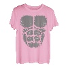 Gorilla Affe Bauch Truhe Kostüm T-Shirt Tier Halloween T-Shirt