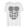 Gorilla Affe Bauch Truhe Kostüm T-Shirt Tier Halloween T-Shirt