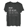Herren Vatertagsgeschenk tshirt Papa Spruch Vater shirt Vatertag T-Shirt