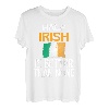 Half Irish Is Better Than None Funny Ireland Zitat T-Shirt