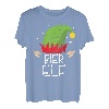 Herren Bier Elf Partnerlook Familien Outfit Weihnachten T-Shirt
