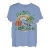 Retro Groovy Happy St Patrick's Day Go Glücksbringer Kleeblatt T-Shirt