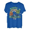 Retro Groovy Happy St Patrick's Day Go Glücksbringer Kleeblatt T-Shirt