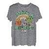 Retro Groovy Happy St Patrick's Day Go Glücksbringer Kleeblatt T-Shirt