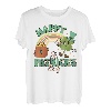 Retro Groovy Happy St Patrick's Day Go Glücksbringer Kleeblatt T-Shirt