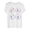 Farbenfrohes Rhönrad mit Rhönradturnerin T-Shirt