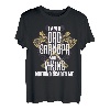 Vater Opa Wikinger Skandinavien Krieger Walhalla Geschenk T-Shirt
