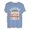 Vintage Spring Break 2023 Schule Familie Strand Urlaub T-Shirt