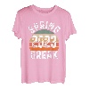 Vintage Spring Break 2023 Schule Familie Strand Urlaub T-Shirt