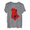 Albanien Karte Albanische Flagge Kosovo Reise Albaner Stolz T-Shirt