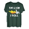 So rolle ich T-Shirt