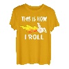 So rolle ich T-Shirt
