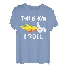 So rolle ich T-Shirt