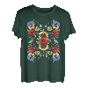 Ukrainische Vögel und rote Mohnblumen Süße ukrainische Vyshyvanka mit Blumen T-Shirt