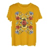 Ukrainische Vögel und rote Mohnblumen Süße ukrainische Vyshyvanka mit Blumen T-Shirt