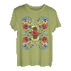 Ukrainische Vögel und rote Mohnblumen Süße ukrainische Vyshyvanka mit Blumen T-Shirt