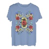 Ukrainische Vögel und rote Mohnblumen Süße ukrainische Vyshyvanka mit Blumen T-Shirt