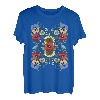 Ukrainische Vögel und rote Mohnblumen Süße ukrainische Vyshyvanka mit Blumen T-Shirt