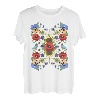 Ukrainische Vögel und rote Mohnblumen Süße ukrainische Vyshyvanka mit Blumen T-Shirt