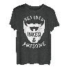 Herren Lustiges Bart Tattoo Spruch Geschenk für bärtige Männer T-Shirt