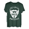 Herren Lustiges Bart Tattoo Spruch Geschenk für bärtige Männer T-Shirt