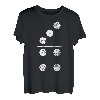 Domino Game Tshirt Fliesenstücke Trendige Gruppenfamilie Match T-Shirt