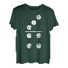 Domino Game Tshirt Fliesenstücke Trendige Gruppenfamilie Match T-Shirt