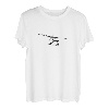 CH-53 Hubschrauber Militär Luftfahrt Silhouette Design T-Shirt