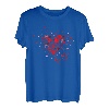 Damen Be Mine Valentinstag, niedliches Herz T-Shirt